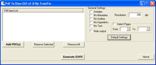 Windows 8 Pdf To Djvu GUI 2.1 full Windows 8 Pdf To Djvu GUI full