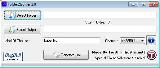 Folder2Iso creates an ISO from any folder.