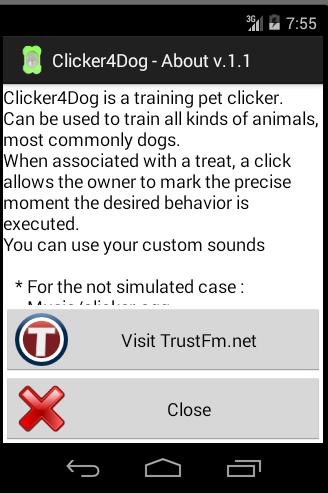 Clicker4Dog About Box